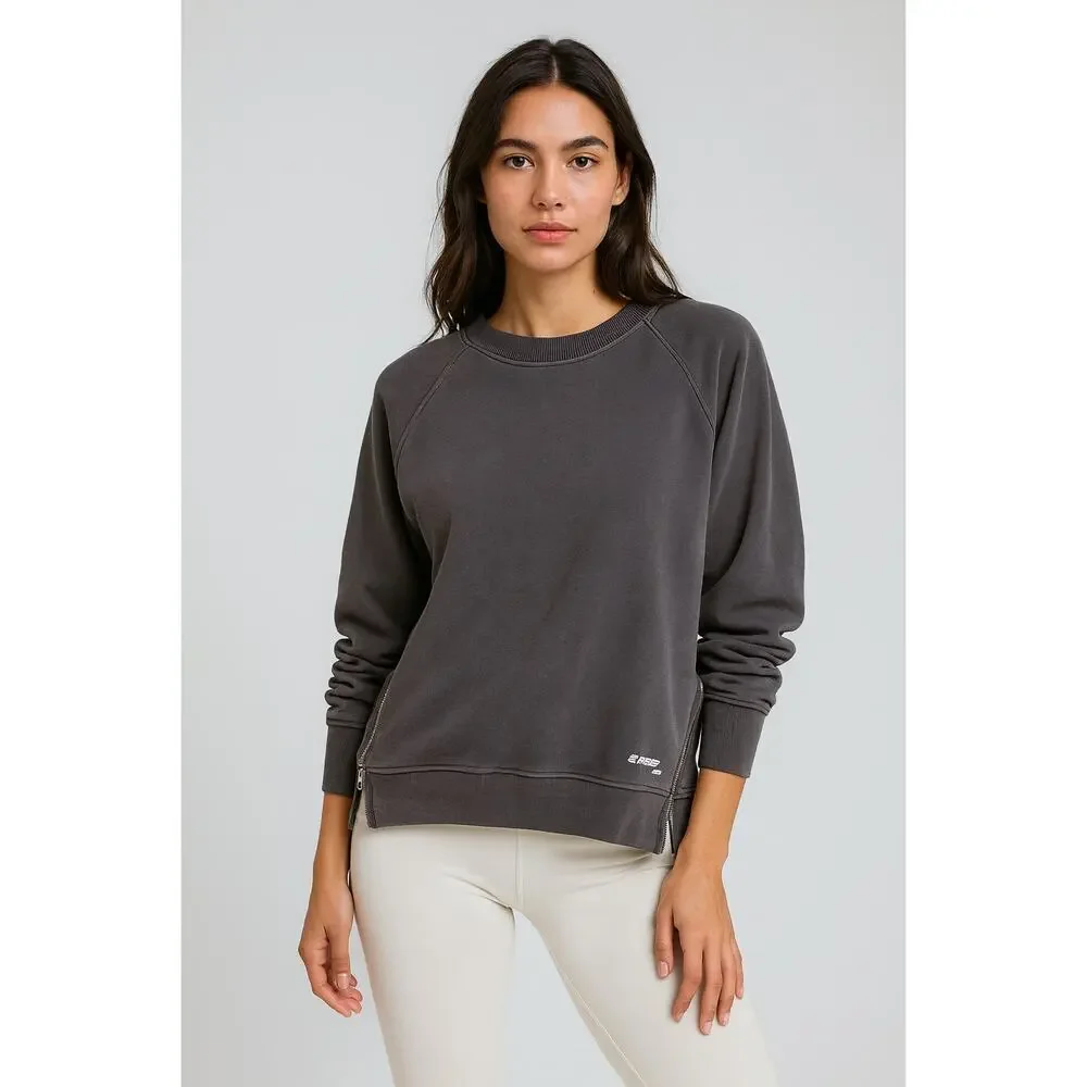 ALLFENIX Cult Australian Pilateswear Grey Basecamp Sweatshirt Women's Size XL